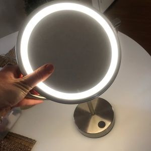 Mirror make up double face / light new 🏷